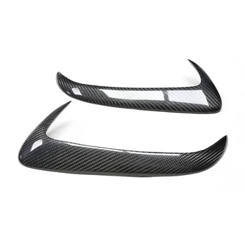 For Mercedes-Benz C Class W205 C63 4DR 2015+ Rear Bumper Surrounds Air Outlet Tail Wind Knife Carbon Fiber Exterior Car Sticker