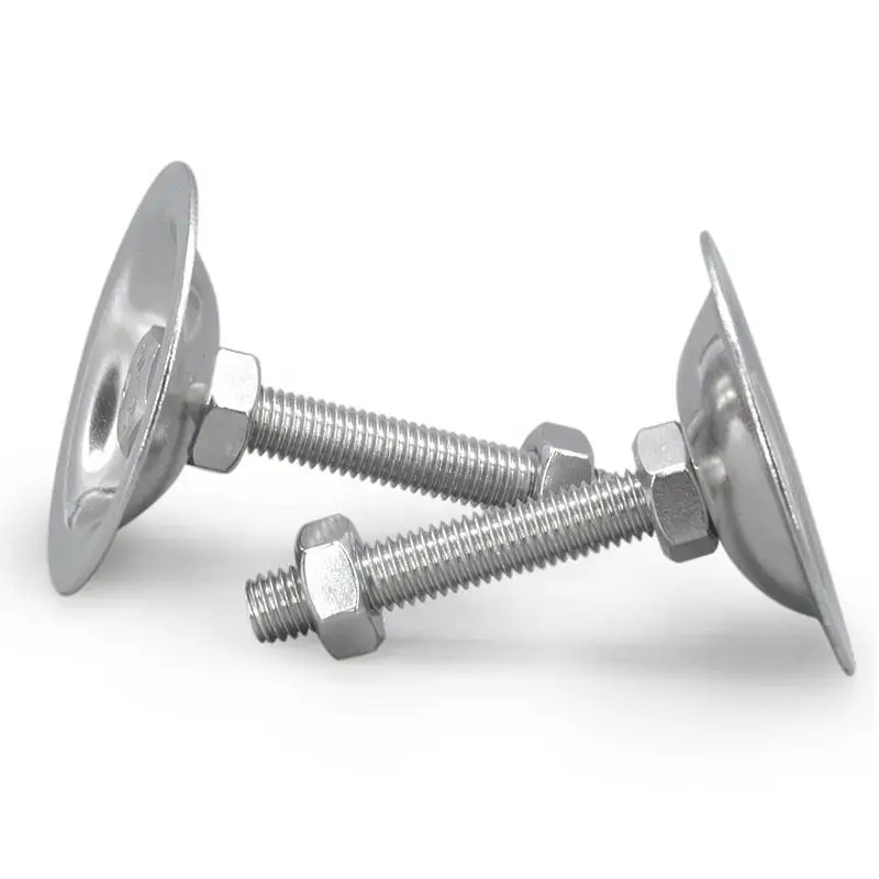 Heavy Duty 304 Stainless Steel Leveling Screw Legs – 4 Adjustable Feet For Furniture & Equipment, M10 X 100mm Thread, 1100 Lbs Capacity (Pack Of 2)