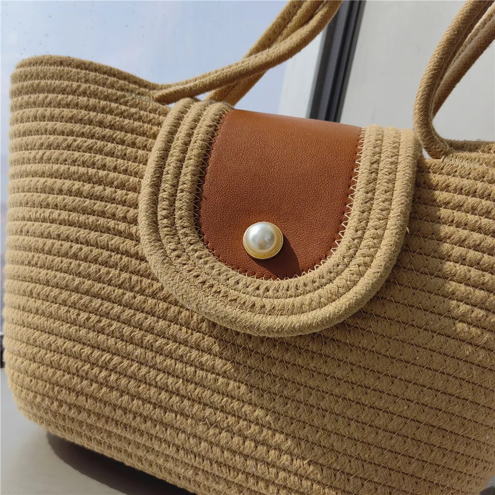 New High-capacity Tote Bag With Magnetic Buckle And Cotton Rope ...