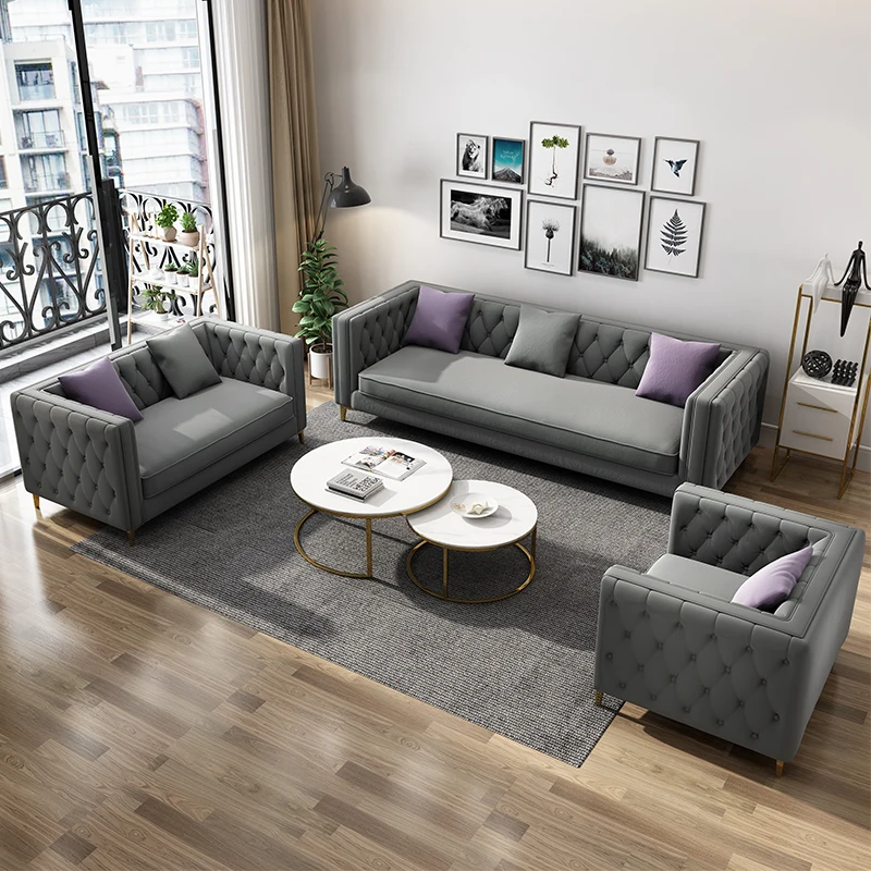 Miglior prezzo di lusso posti moderno divano in velluto in