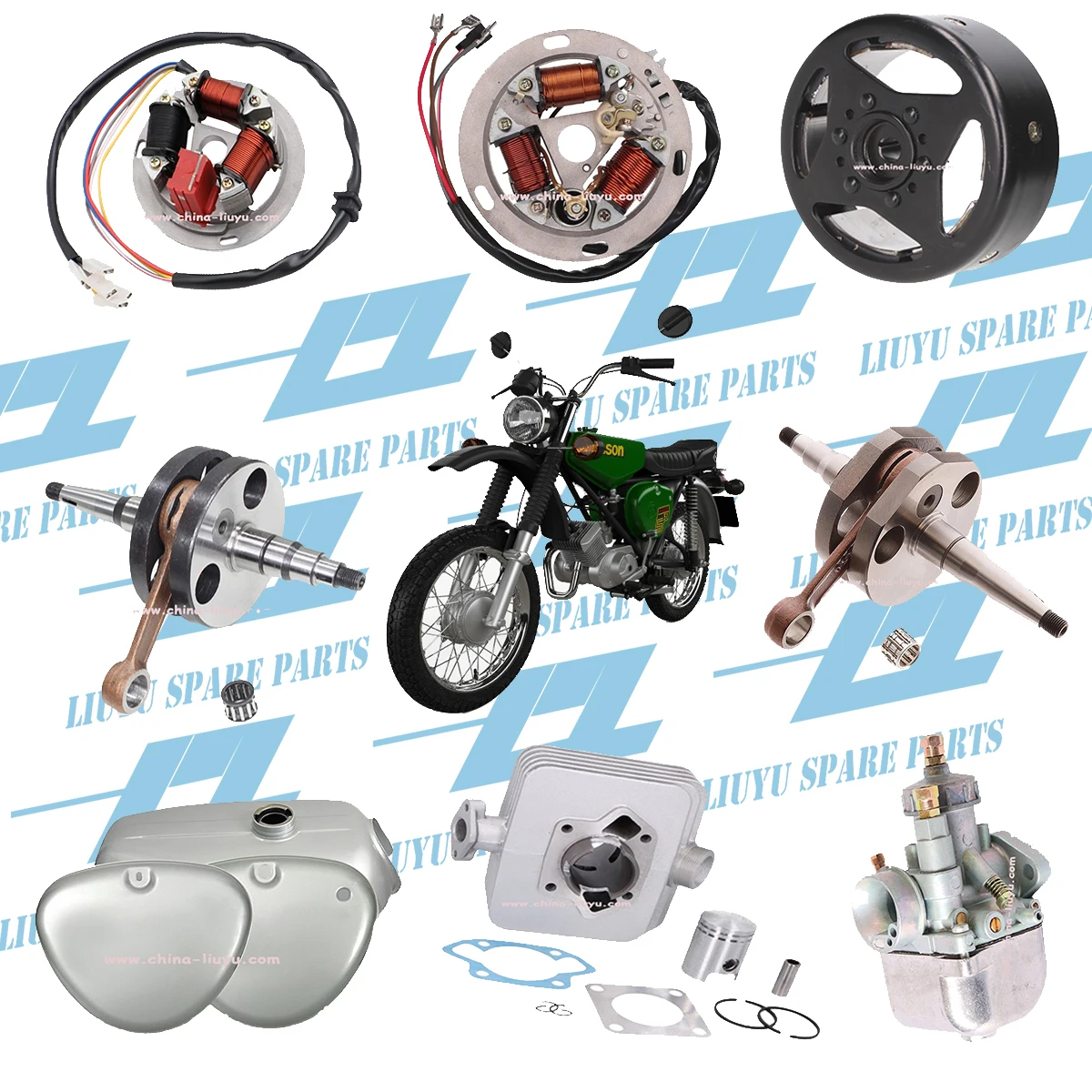 for 50cc 70cc Tuning Motors Simson S51 S53 S70 S83 Kr51 Sr50 Sr80  Motorcycle Engine Parts Crankshaft Kurbelwelle Replacement - China Motor  Tuning, Simson