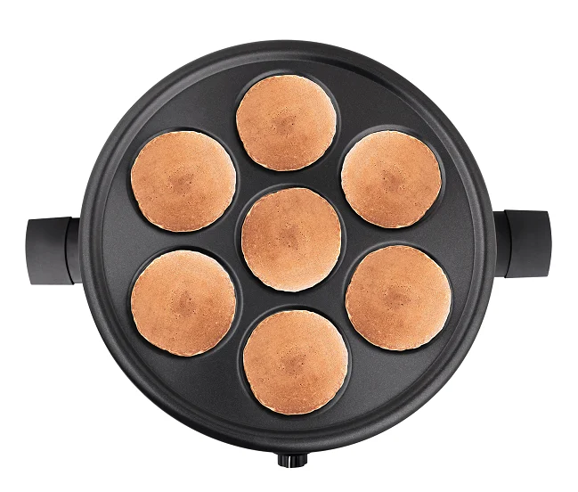 Electric Crepe Griddle Crepe Maker Die Casting Pancake Maker Machine With Temperature Control