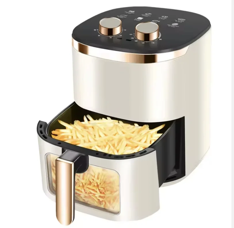 New design multifunctional kitchen appliance smart air fryer fryer paper air fryer LCD display