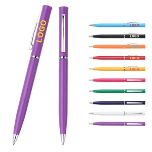 Best Selling Multi-Color Rotated Plastic Ballpoint Pen with Custom Logo Printed Manufacturers Advertising for Stationery Gift