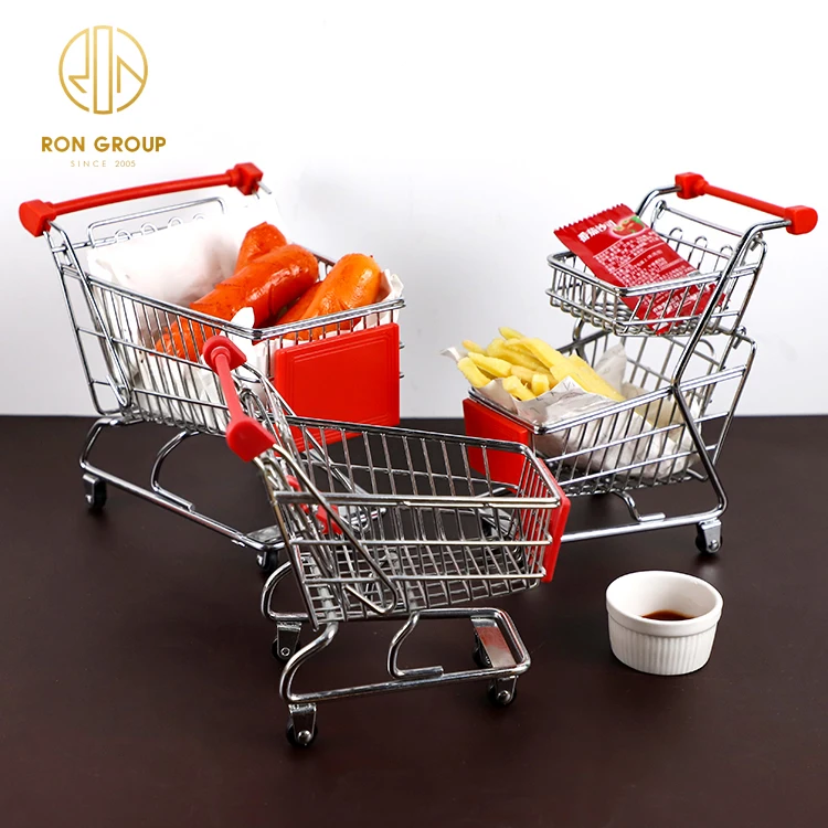 カスタムレストランキッチン用品ショッピングカート型スナックチキン 
