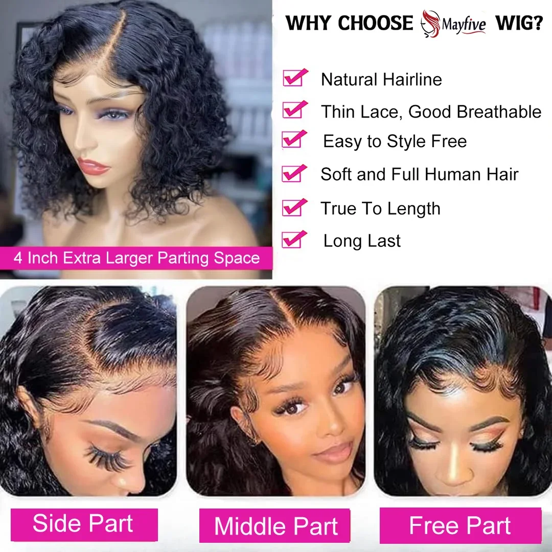 Kurze Bob Lace Front Perücke Aus Echthaar Brasilianisches Haar_voghion.com