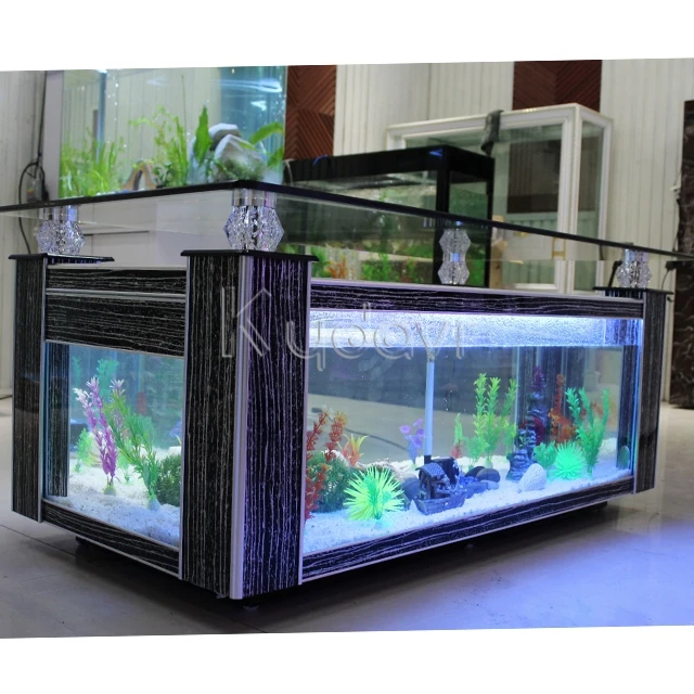 fish tank dining table