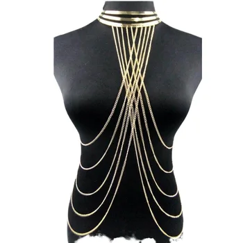 wholesale fashion jewelry breast body chain bikini tassels waist chain sexy unwear jewelry for women