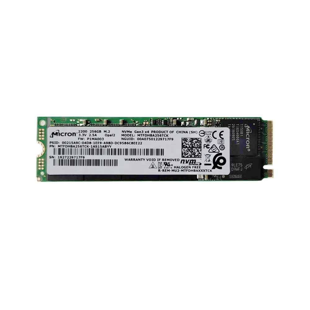 Ssd Micron 2200 Mtfdhba256tck - 1as15abyy 256gb - Buy Ssd 256gb ...