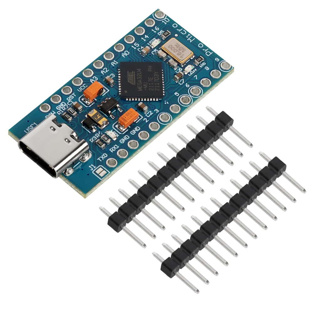 Factory Pro Micro USB C Pro Micro 32u4 5V 16mhz Programmer Coder Mechanical Keyboard Open Source Development Board For ArduIDE