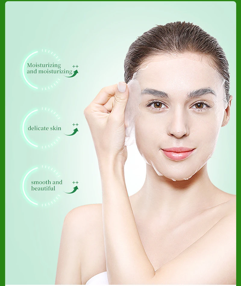 Seomou Hot Selling Korean Cosmetic Aloe Flavor Face Mask Moisturizing