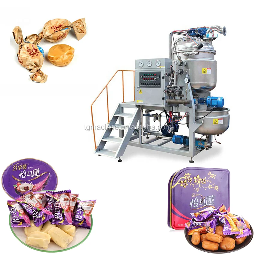 Full Automatic Production Line Toffee Candy Making Machine Price Toffee Chocolate Candy Making Machine Milk Toffees
