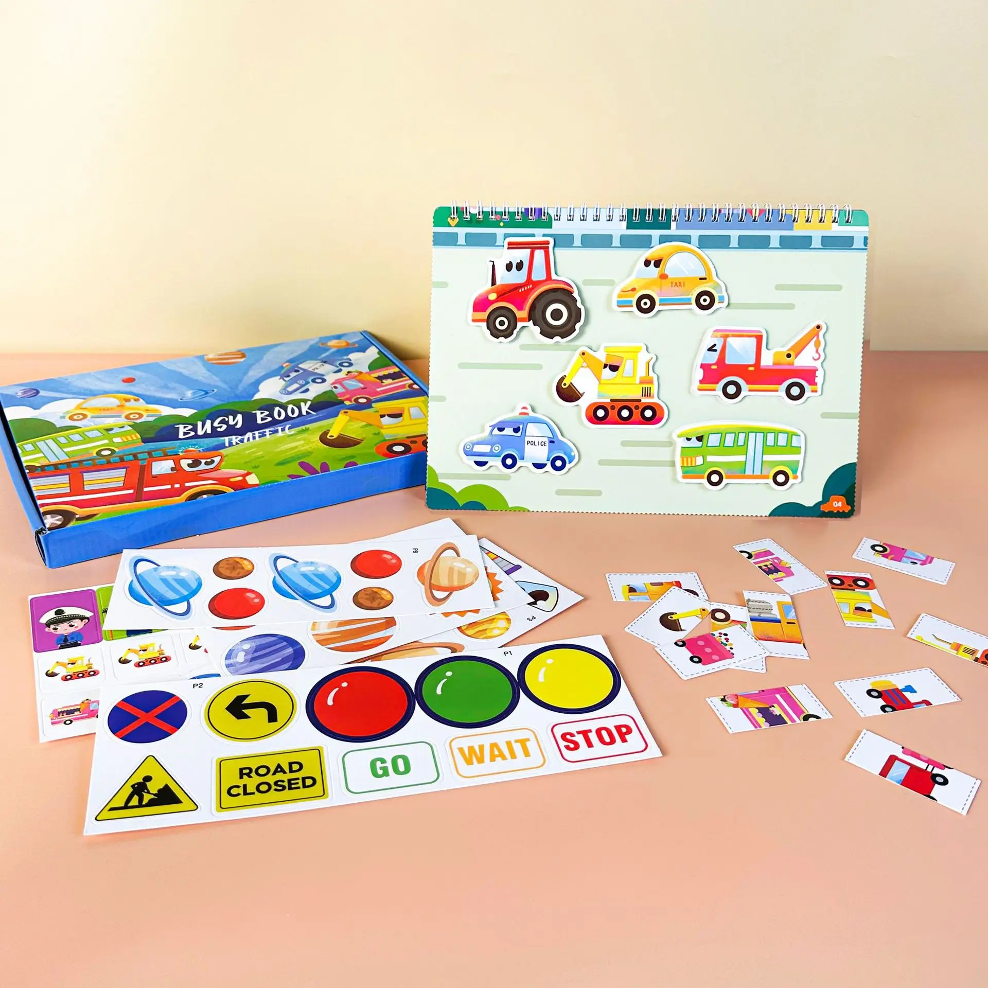 product custom kids busy book for toddlers autism sensory educational toy customized childrens board book printing quiet book for kids650-31