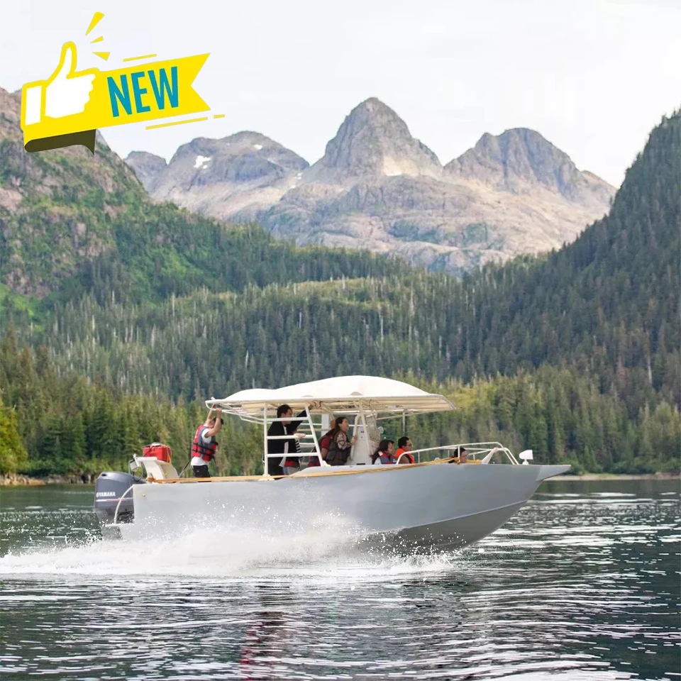 Алюминиевая высокоскоростная твердая верхняя глубокая Vee центральная консоль 26ft на 10 человек, лодка для рыбалки, яхта с подвесным двигателем 2022