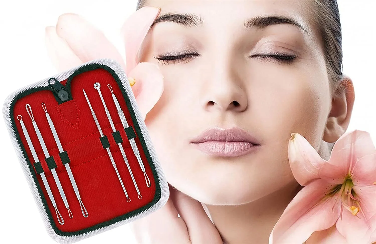 Blackhead Remover Pimple Comedone Extractor Tool Best Acne Removal Kit