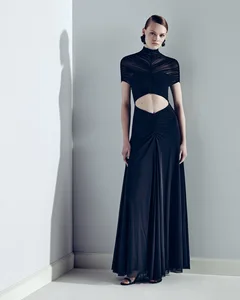 Bettergirl 2026 Ramadan Sexy crop top mesh party long dress