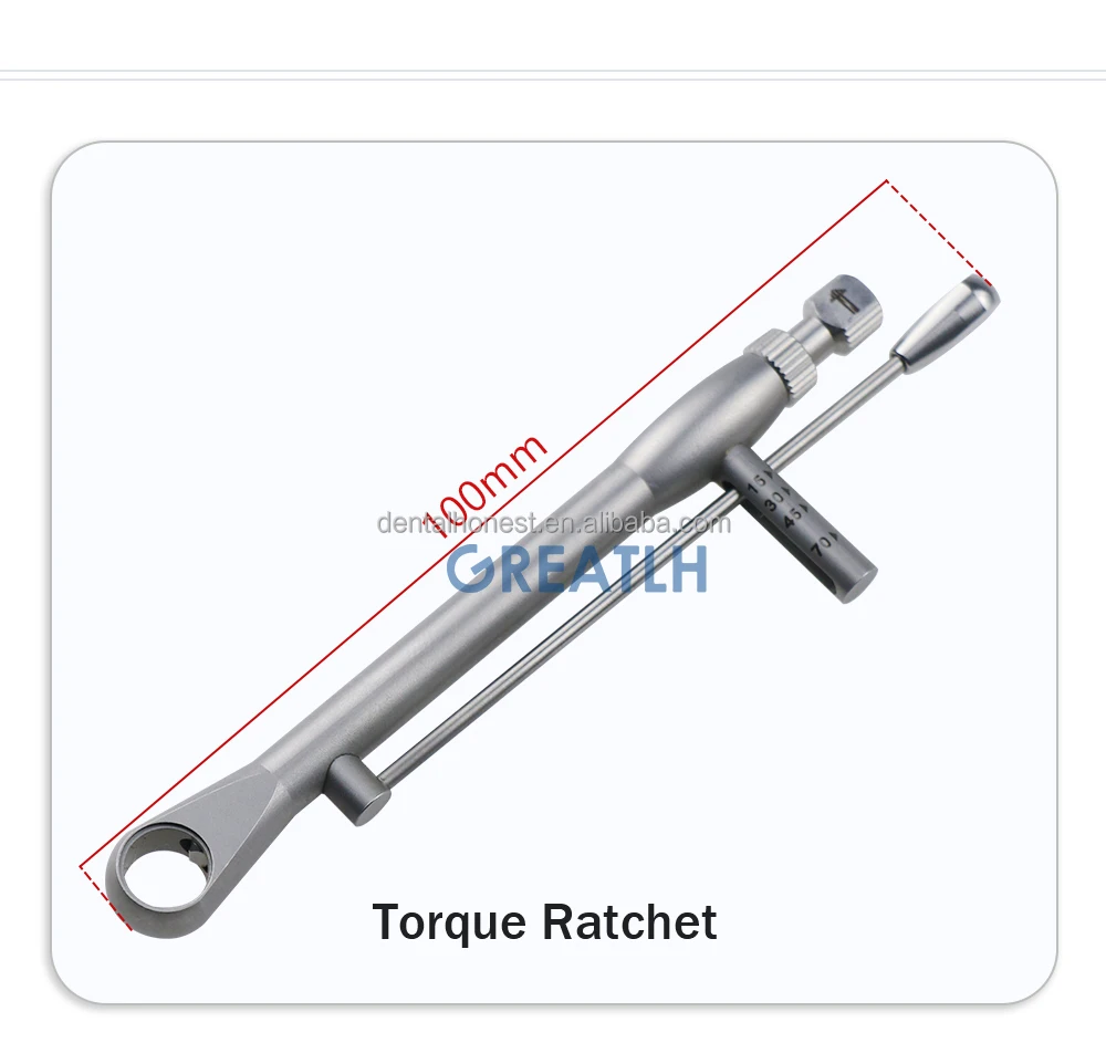 Segical Toque Universal Dental Implant Restoration Prosthetic Kit Torque Wrench and ...