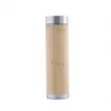 Wood color-500ml straight cup steel bottom