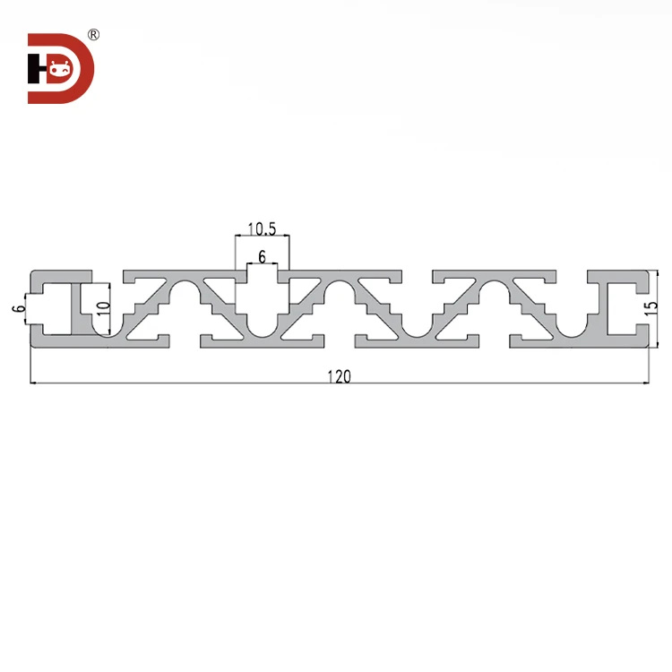 product 15120 industrial extruded aluminum profile 15  120 aluminum frame engraving machine panel type-3