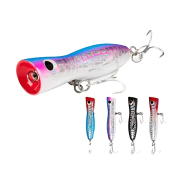 Cheery 35g Heavy Wave Climbing Floating Wood Bait Small Gram Three-Hook Sea and Deep Sea Boat Fishing Lure – Hooks – view 2