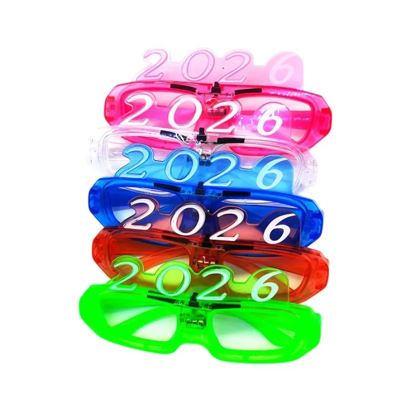Lot De 12 Paires Lunettes Lumineuses LED TNSLAND - Lunettes Néon Enfant Pour Anniversaire Et Fêtes