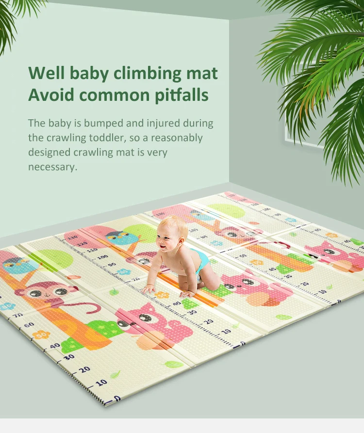 Waterproof Foldable Folding Large Xpe Foam Kids Baby Play Crawling Mat