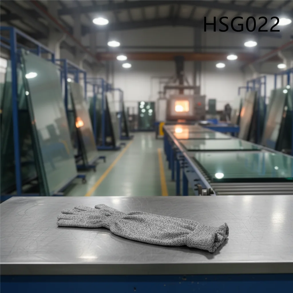 ZYF, Mangas protectoras para brazos de seguridad resistentes a arañazos en suelos de carpintería, fabricadas en HPPE de 40 cm, protectores de muñeca antiperforación para fábricas de vidrio HSG022