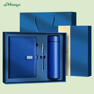 Wholesale Promotional Luxury Gifts Items Notebook Business Gift Thermos Cup Customizable Notebook Gift Set