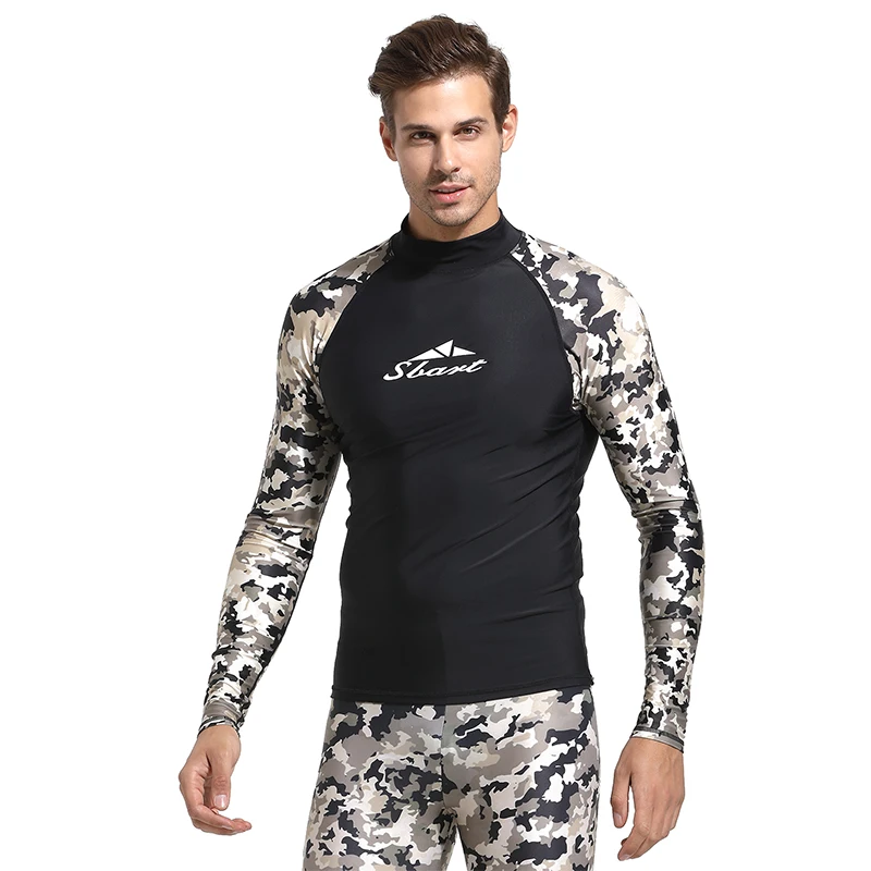 Sbart Quick Dry Rash Vest Sublimation Printed Rashie Uv Protection Long