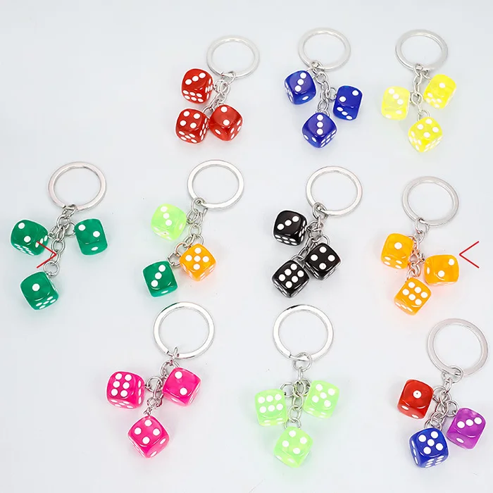 Portachiavi a forma di cubo, mini cubo, idea regalo, puzzle sequenziale, rompicapo, puzzle e puzzle (3 x 3