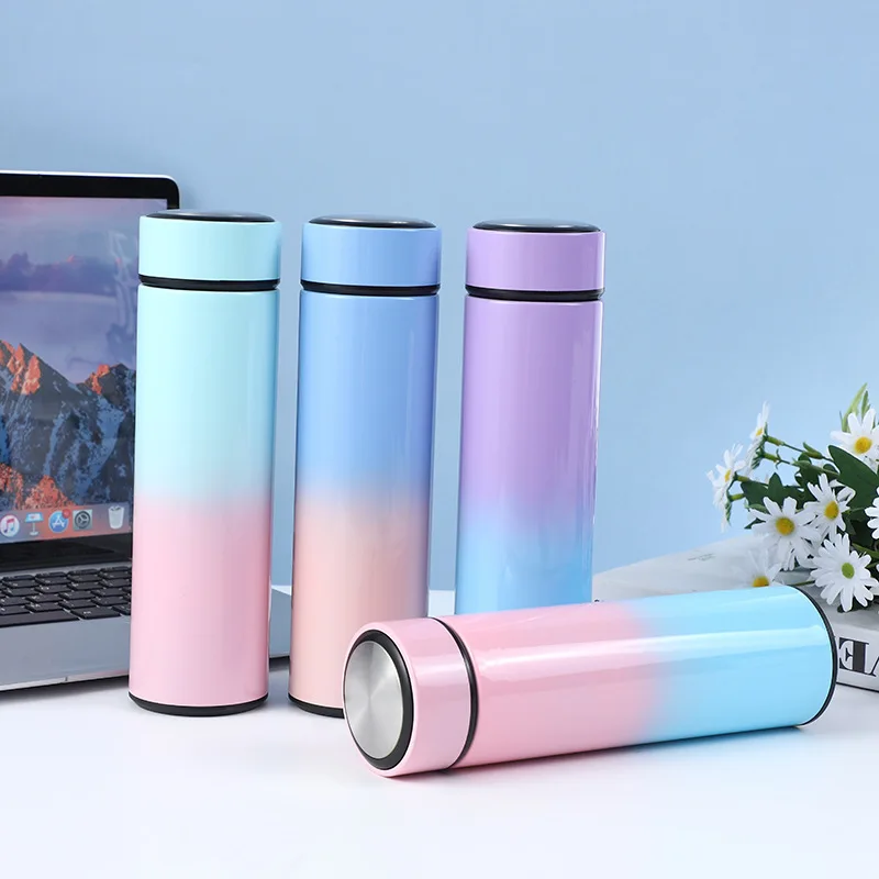 Gradient Color Stainless Steel Vacuum Bottle Digital Temperature Display Water  Bottle, View Digital Water Bottle, Onlyyijia Product Details from Changsha  Onlyyi…