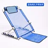 Blue breathable armrest-free
