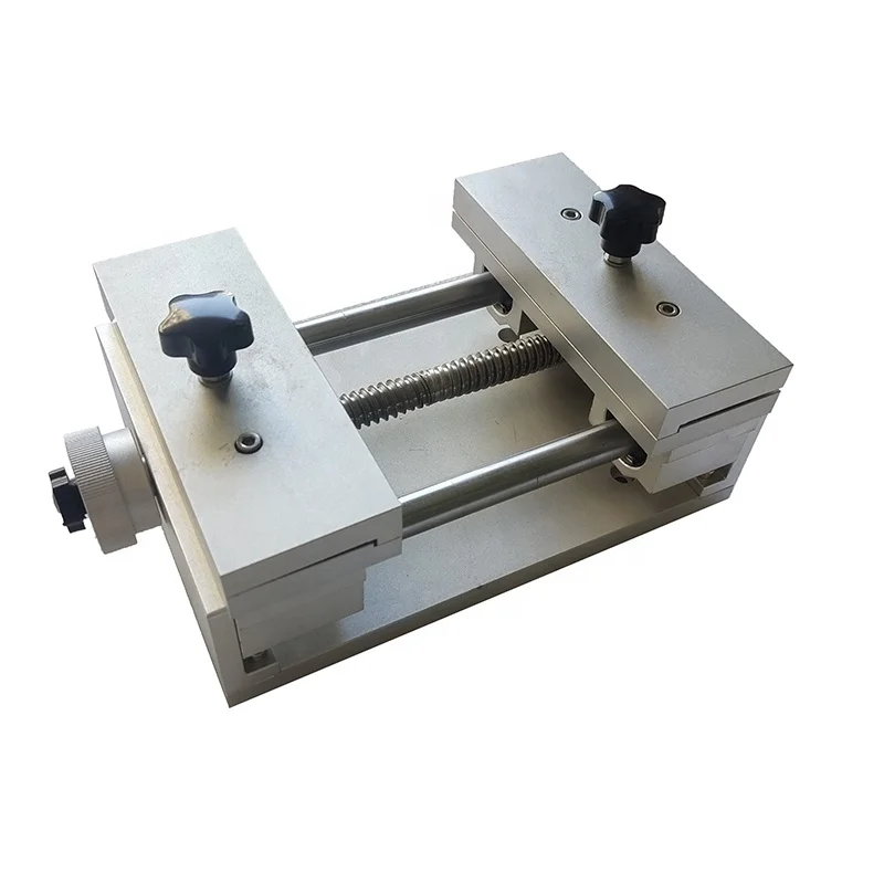 Support De Serrage Pour Machine De Marquage/découpe - Aluminium Anodisé, Serrage 0-5 Mm, Surface 125x125 Mm - 5
