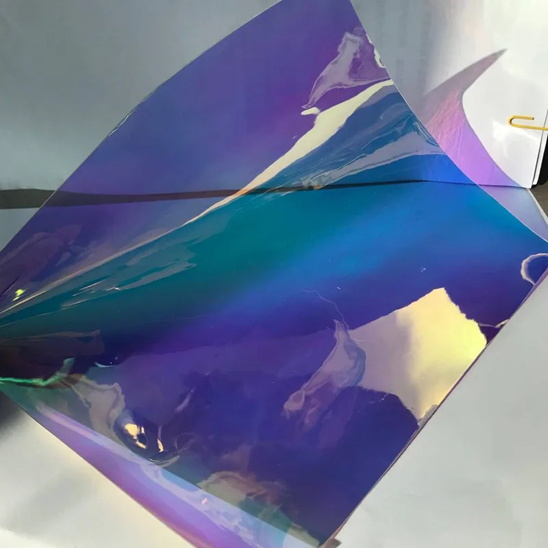 Transparent Super Clear Iridescent Reflective Rainbow TPU Car Wrap Protection Film