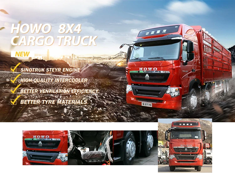 Excellent Value For Money Sinotruck Howo 8X4 Cheap Cargo Truck