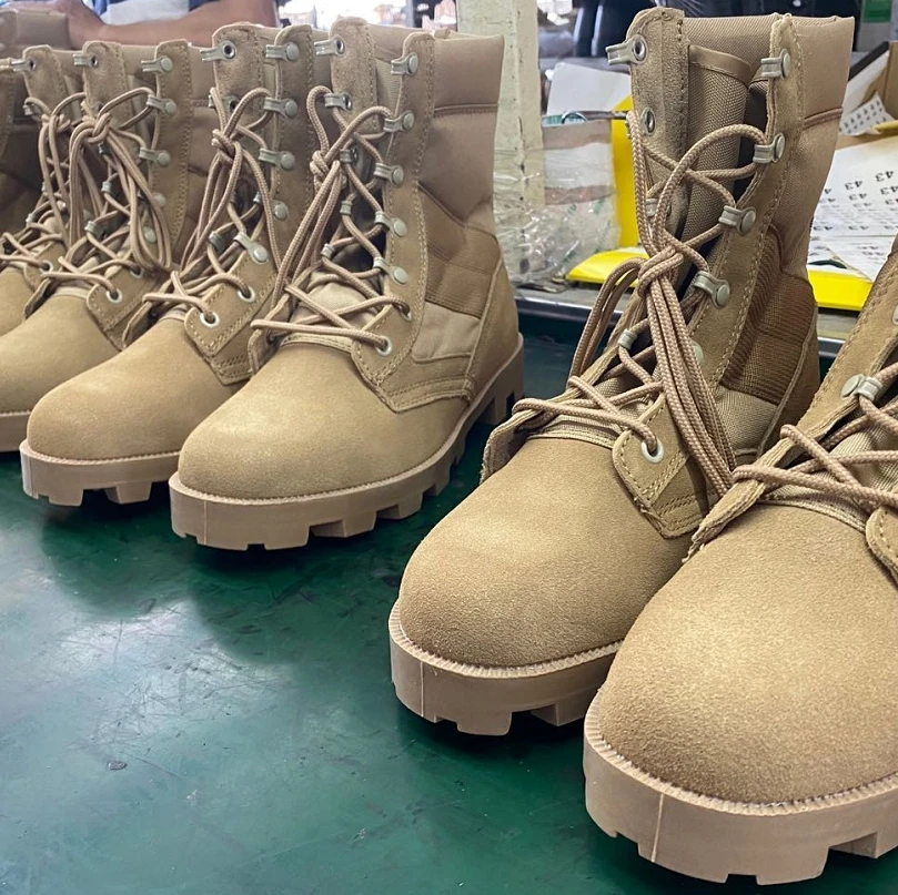 Tst22 Suede Coyote Jungle Desert Boots 