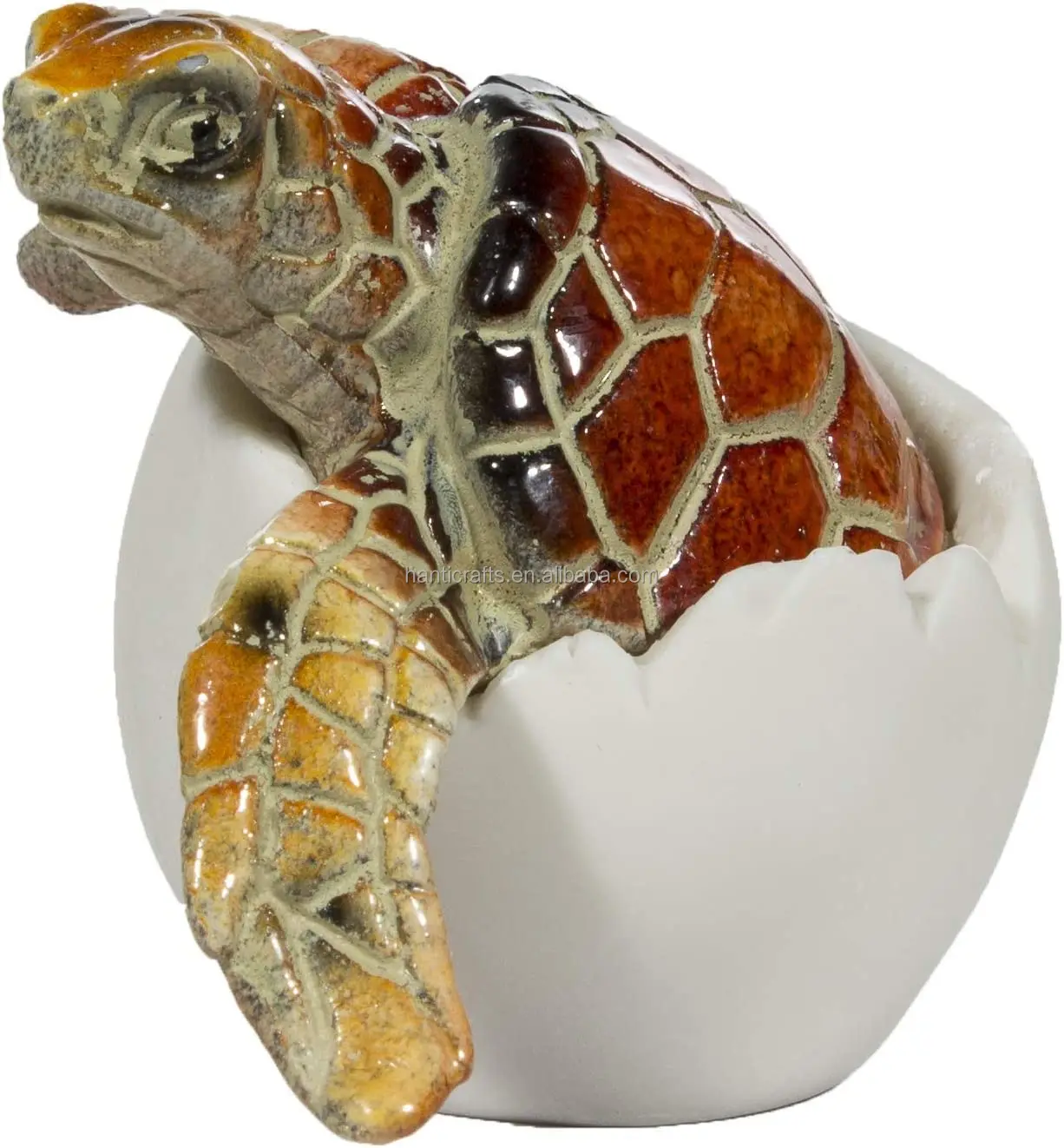 Adorable Baby Sea Turtle Hatching From Egg 3 Inch Tall Figurine - Buy ...