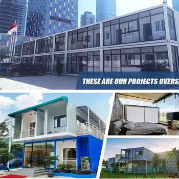 Coozy Space Project Show Prefabricated Container site office Prefab office