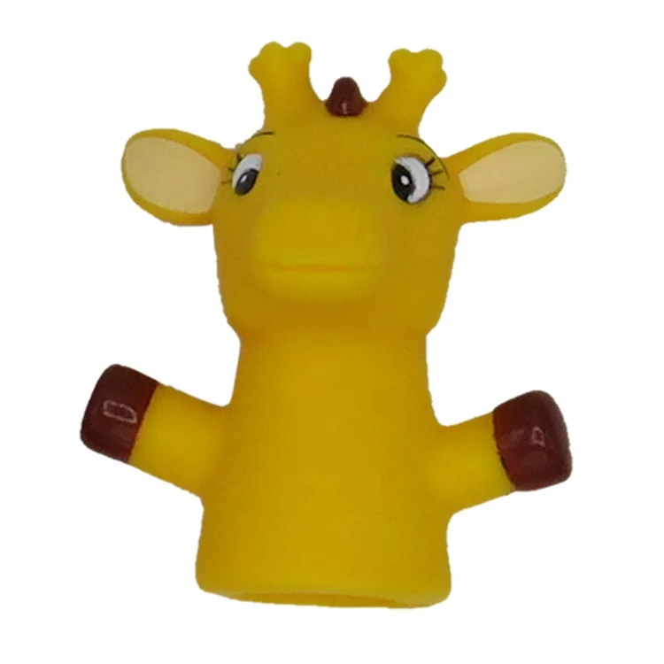 Custom Other Toy Animal Bath Baby Educational Toy Pre-Kindergarten Hand Finger Puppet Set