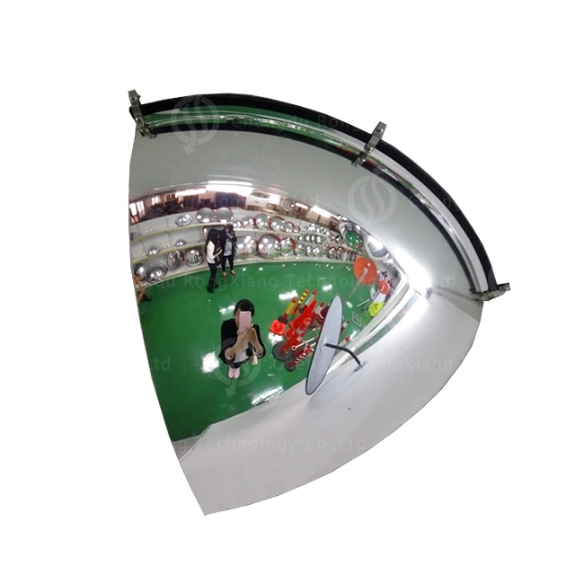 Выпуклое безопасное зеркало с полным куполом из нержавеющей стали вогнутое