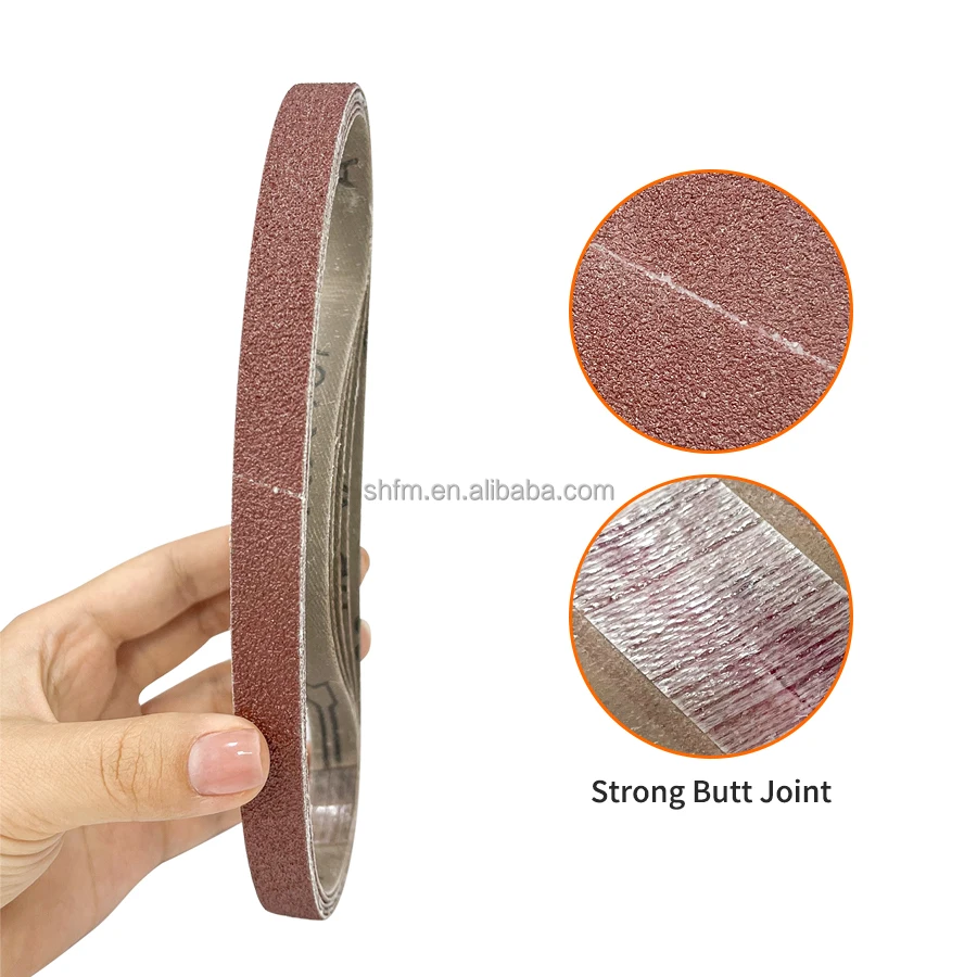 1/2 X 18 Inch Grinding Belt Sanding Abrasive Tools Aluminum Oxide Abrasive Sanding Belt for Metal and Knife