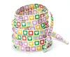 Colorful checkered hearts
