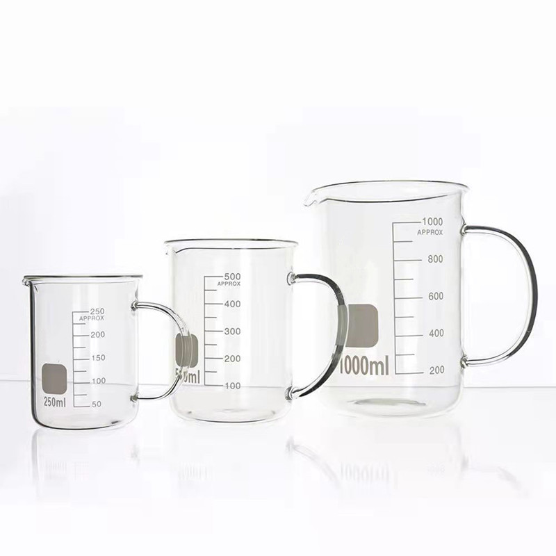 Производитель по индивидуальному заказу боросиликатный стакан с толстыми стенками пирекс 50