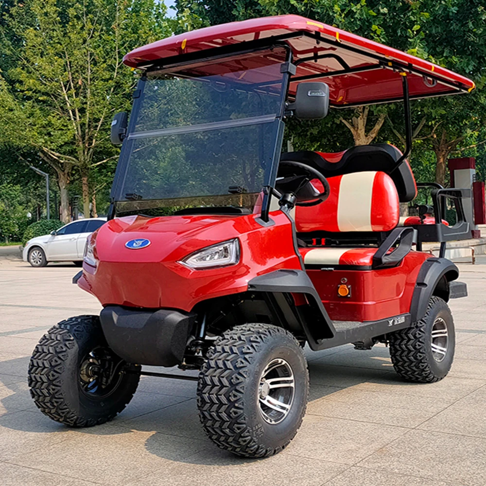 Usa And Canada Hot Selling Electric 2+2seats Golf Cart 4 Seats Electric ...