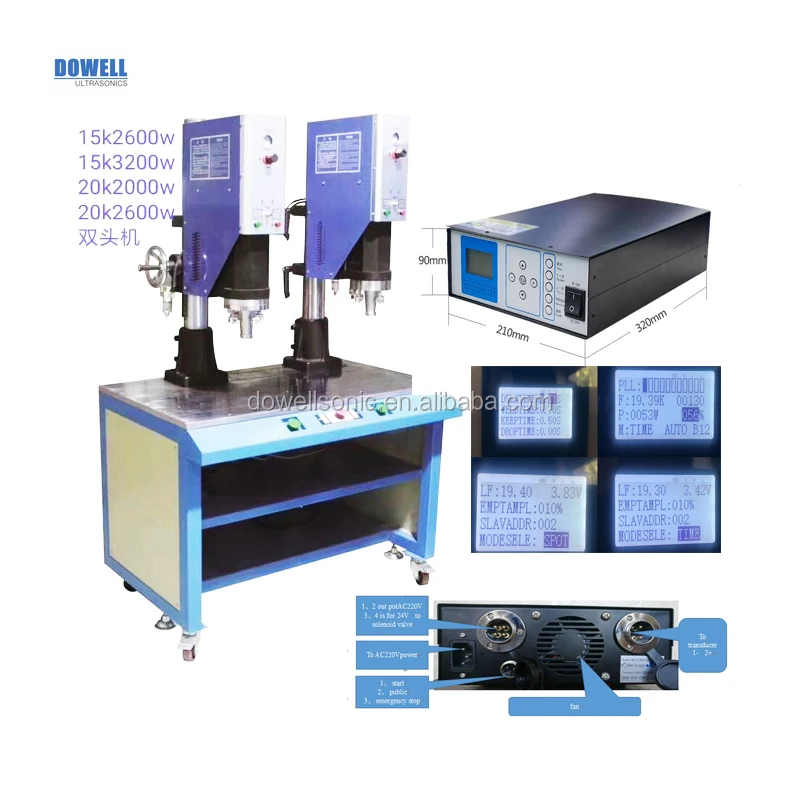 Digital Automatical Ultrasound 20khz Ultrasonic Generator for Riviting Welder and Cutter