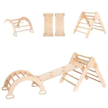 kids wooden climbing piklers arch triangulo piklers montessori pickler triangle kids climbing frame piklers triangle set