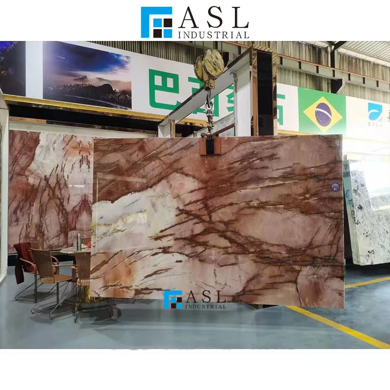 New types of marble onyx slab tiger onyx red natural stone marble slab for floor tile