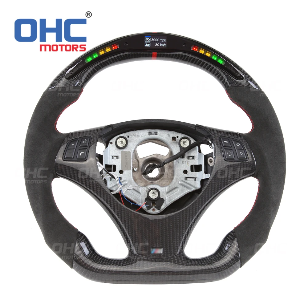 Led M Performance Steering Wheel Compatible With Bmw E90 E91 E92 E93 M3