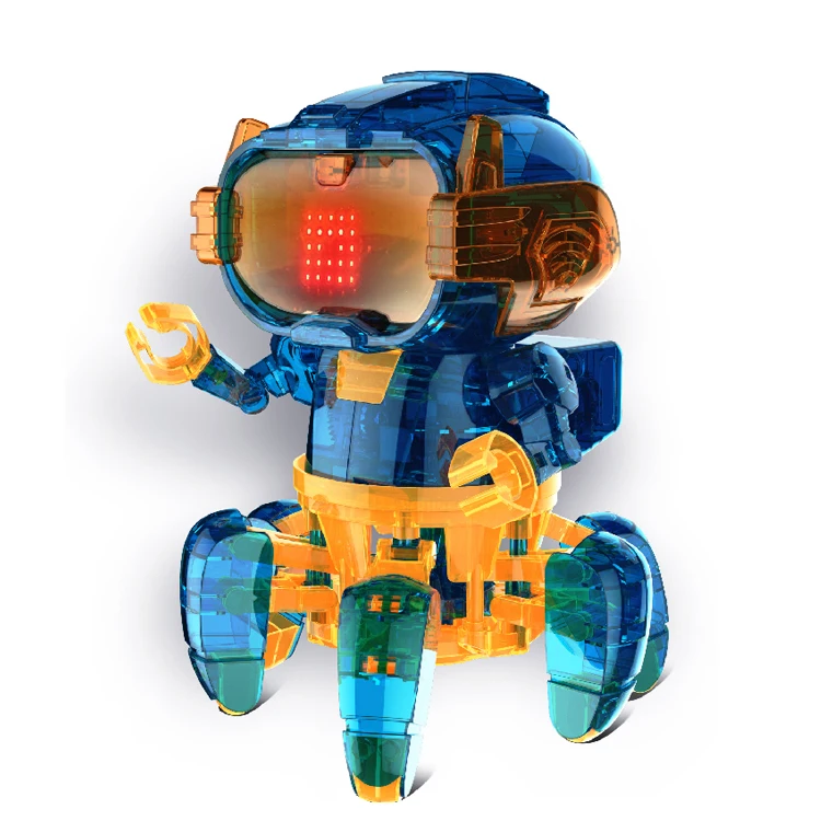 Высококачественные индукционные забавные детские игрушки «сделай сам», Электрический танцевальный робот с управлением