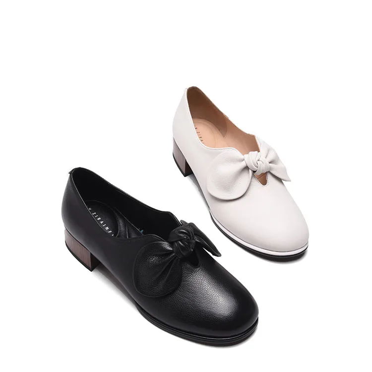 ladies loafers with small heel